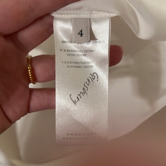 Dorothee Schumacher white cotton Blouse - Picture 4 of 6
